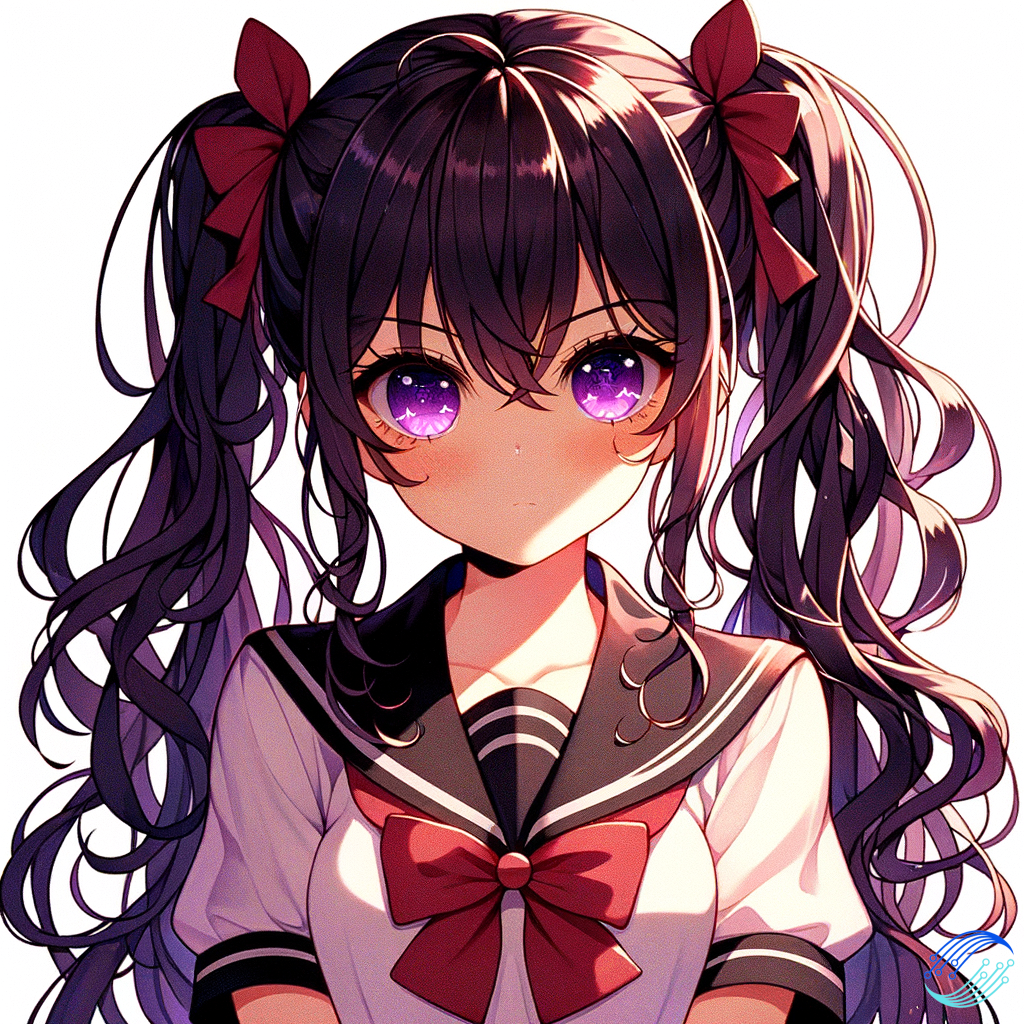 Yandere anime girl