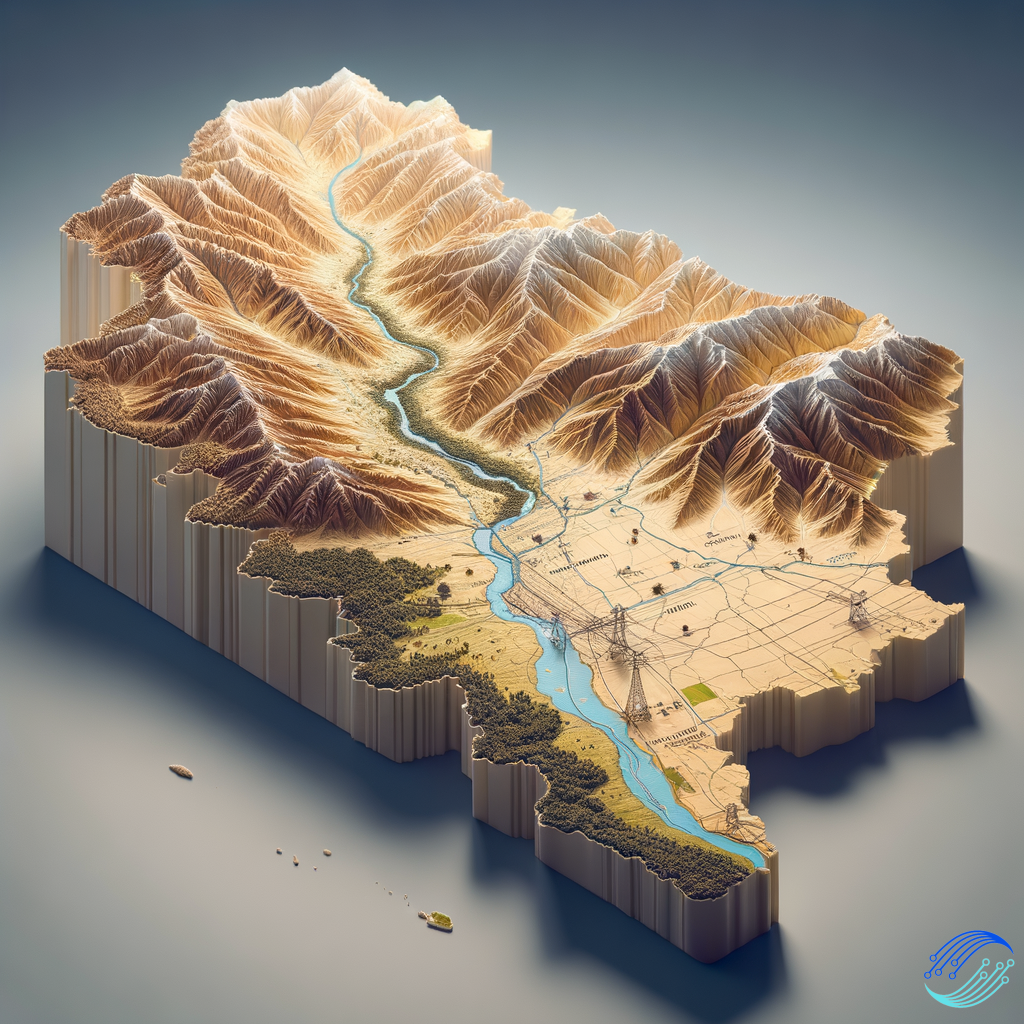 3d Punjab map